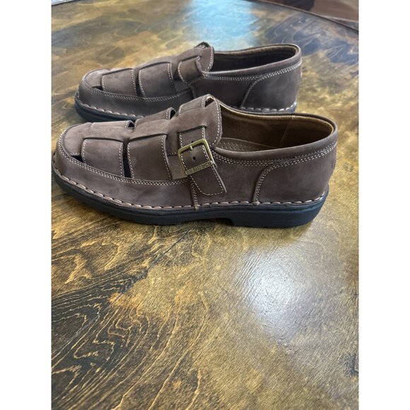 G.H. Bass & Co. Mens Brown Leather Fisherman Sandals Size 10M - Picture 4 of 11